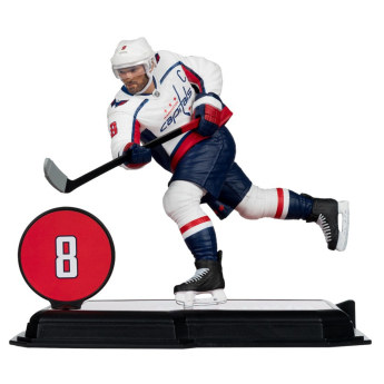 Washington Capitals figurica Alex Ovechkin #8 SportsPicks White Jersey