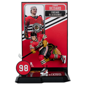 Chicago Blackhawks figurica Connor Bedard #98 SportsPicks Winter Classic