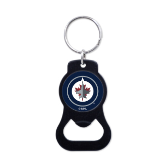 Winnipeg Jets privjesak s otvaračem Black Ring
