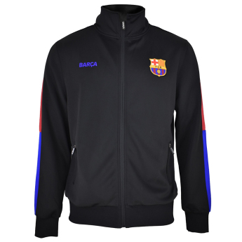 FC Barcelona muška nogometna jakna Plus Barca black
