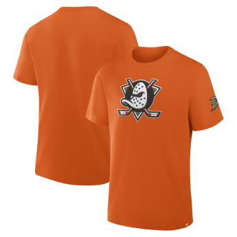 Anaheim Ducks muška majica Hat Trick orange
