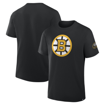 Boston Bruins muška majica Hat Trick black