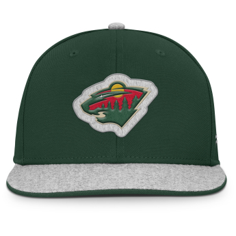 Minnesota Wild šilterica ravnog oboda Loden Structured Adjustable Flat Brim