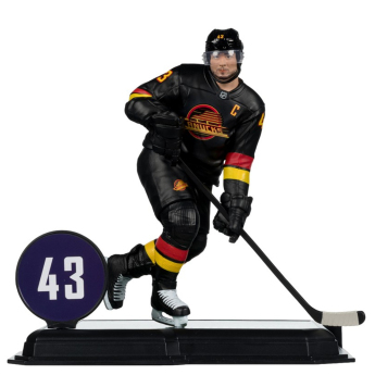 Vancouver Canucks figurica Quinn Hughes #43 SportsPicks Black Jersey
