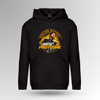Boston Bruins muška majica s kapuljačom David Pastrňák #88 Town Exclusive Collection