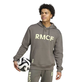 Real Madrid muška majica s kapuljačom Seasonal utigrey