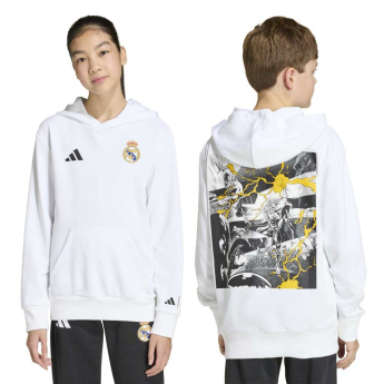 Real Madrid dječja majica s kapuljačom Avengers white