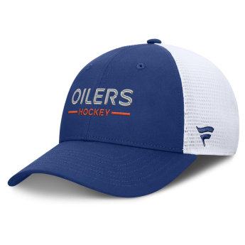 Edmonton Oilers kapa za bejzbol Authentic Pro A/Cap Structured Adj. Meshback