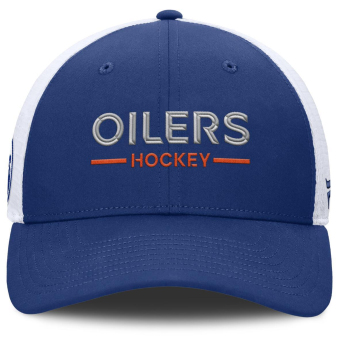 Edmonton Oilers kapa za bejzbol Authentic Pro A/Cap Structured Adj. Meshback