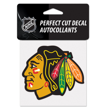 Chicago Blackhawks naljepnica Perfect Cut Color Decal