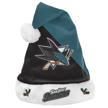 San Jose Sharks zimske kape foco colorblock santa hat