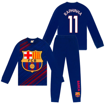 FC Barcelona dječja pidžama Long Raphinha