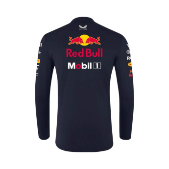 Red Bull Racing muška majica 1/4 Zip official Teamline Replica navy F1 Team 2025