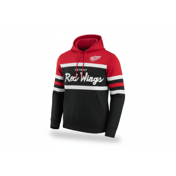 Detroit Red Wings muška majica s kapuljačom Head Coach Hoodie Current Logo black