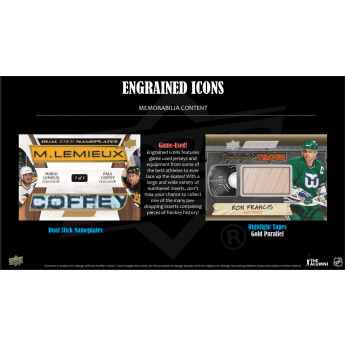 NHL boxovi NHL hokejske karte 2024-25 Upper Deck Engrained Icons Vol. 1 Hockey Hobby Box