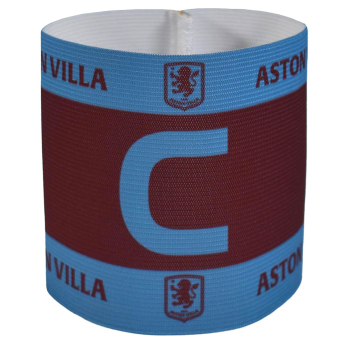 Aston Villa kapetanska traka crest in team colours