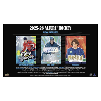 NHL boxovi NHL hokejske karte 2025-26 Upper Deck Allure Hobby Box