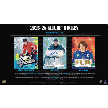 NHL boxovi NHL hokejske karte 2025-26 Upper Deck Allure Blaster Box