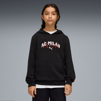 AC Milan dječja majica s kapuljačom Culture black