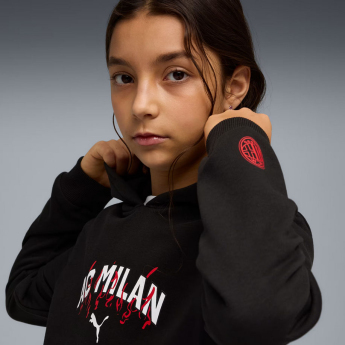 AC Milan dječja majica s kapuljačom Culture black