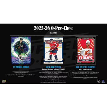NHL boxovi NHL hokejske karte 2025-26 Upper Deck O-Pee-Chee Hobby Box