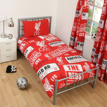 FC Liverpool posteljina za jedan krevet patch