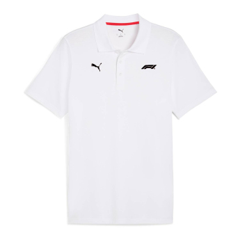 Formule 1 muška polo majica Small Logo white 2026