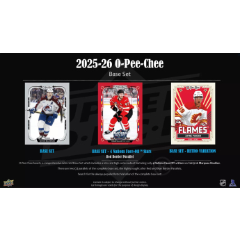 NHL boxovi NHL hokejske karte 025-26 Upper Deck O-Pee-Chee Blaster Box