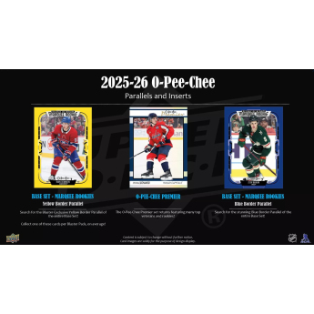 NHL boxovi NHL hokejske karte 025-26 Upper Deck O-Pee-Chee Blaster Box