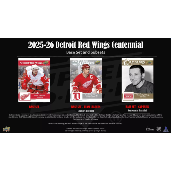 NHL boxovi NHL hokejske karte Detroit Red Wings NHL Centennial Hobby Box