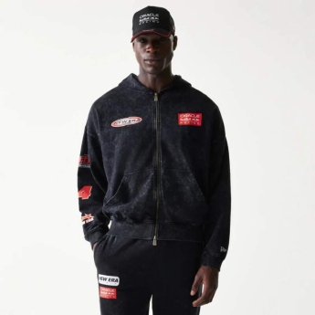 Red Bull Racing muška majica s kapuljačom Zip NE Linear black F1 Team 2026
