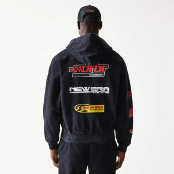 Red Bull Racing muška majica s kapuljačom Zip NE Linear black F1 Team 2026