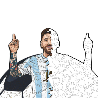Nogometne reprezentacije drvene puzzle ARGENTINA Messi NEW 500 pcs