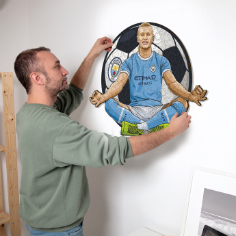 Manchester City drvene puzzle Haaland NEW 150 pcs