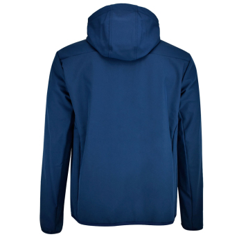 FC Barcelona muška jakna s kapuljačom Softshell navy light