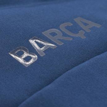 FC Barcelona muška jakna s kapuljačom Softshell navy light