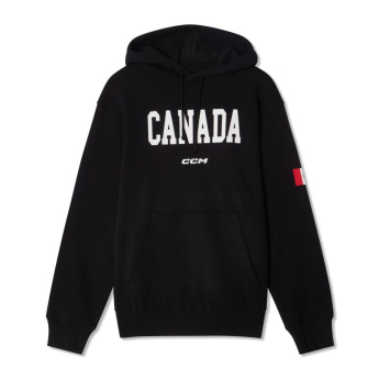 Hokejaške reprezentacije muška majica s kapuljačom Canada Flag black