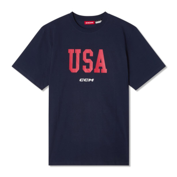 Hokejaške reprezentacije muška majica USA Flag navy
