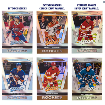 NHL boxovi NHL hokejske karte 2025-26 Upper Deck MVP Silver Collection Hockey Hobby Box