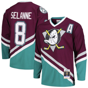 Anaheim Ducks hokejaški dres Teemu Selanne 1996 Dark Jersey