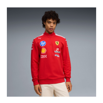 Ferrari muška majica T7 Half Zip official Teamline Replica F1 Team 2026