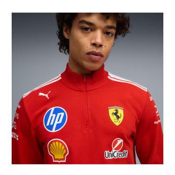 Ferrari muška majica T7 Half Zip official Teamline Replica F1 Team 2026