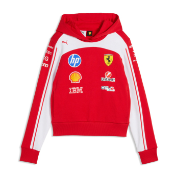 Ferrari ženska majica s kapuljačom official Teamline Replica F1 Team 2026