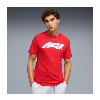 Formule 1 muška majica logo red 2026