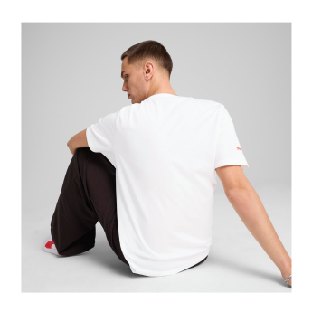 Formule 1 muška majica logo white 2026