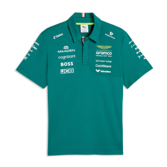 Aston Martin muška polo majica green official Teamline Replica F1 Team 2026