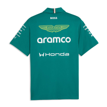 Aston Martin muška polo majica green official Teamline Replica F1 Team 2026