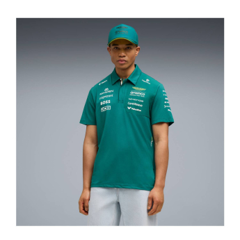 Aston Martin muška polo majica green official Teamline Replica F1 Team 2026