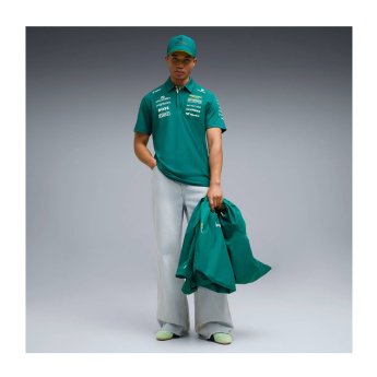 Aston Martin muška polo majica green official Teamline Replica F1 Team 2026