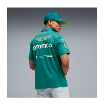 Aston Martin muška polo majica green official Teamline Replica F1 Team 2026
